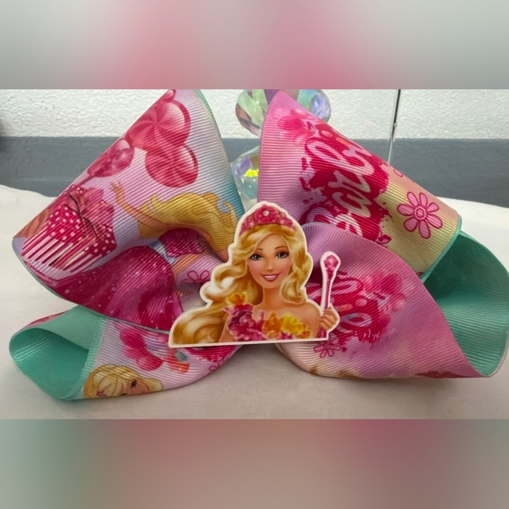 Pink Barbie Hair Bow